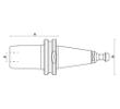 Klein krympe-spændepatron HotBlock ISO30, 12 mm
