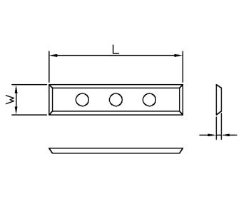 Vendeplatte HM 50x12x1,7 mm Z4 HWB 35° til MDF og spånplader (T03SMG)
