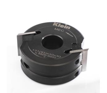 Klein universal profilhoved stål, Ø93x30 mm, til profil 40x4 mm, mekanisk fremføring, Z2