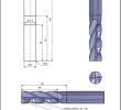 HM-fræser Ø16x48/60x109 mm, Z4, R0,5, cylindrisk - til stål / rustfri