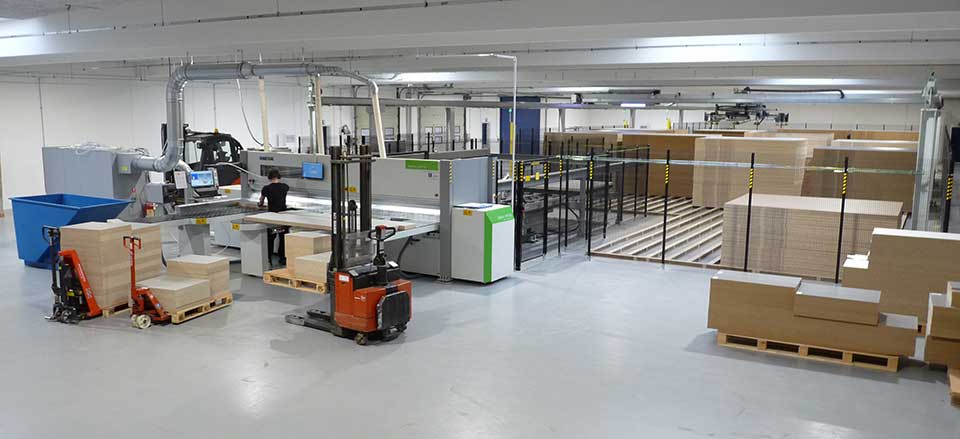 The new Biesse machines move in